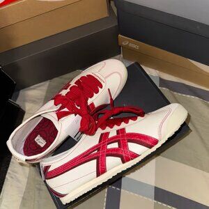 Onitsuka Tiger Men's Red and White Trainers